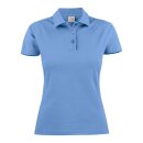 SURF LADY POLO PIQUE SKY BLUE