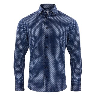 Indigo Bow 131 Regular Blue print