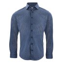 Indigo Bow 131 Slim Navy print