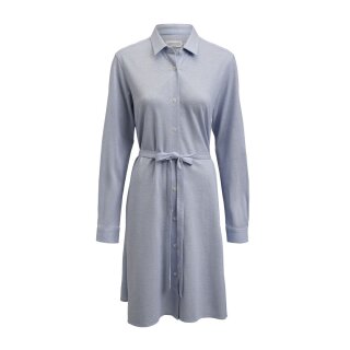 Indigo Bow 133 Shirt Dress Light Blue