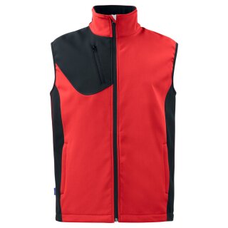 3702 Softshellvest Red