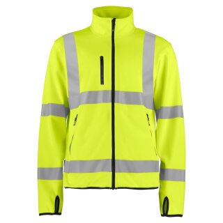 6105 Light Softshell Jacket HV C3 Yellow/Black