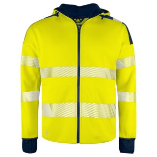 6110 Hoodjacket Yellow/navy