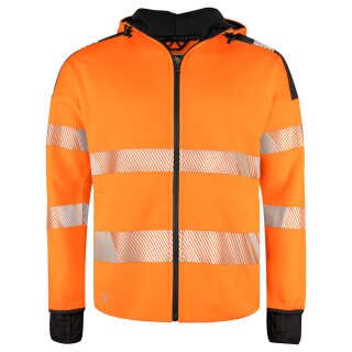 6110 Hoodjacket ORANGE/BLACK