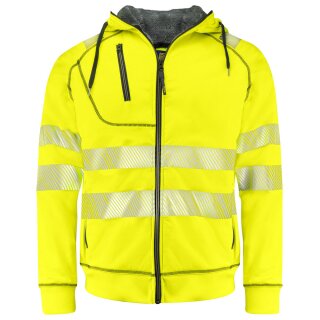 6130 Hoodjacket YELLOW/BLACK