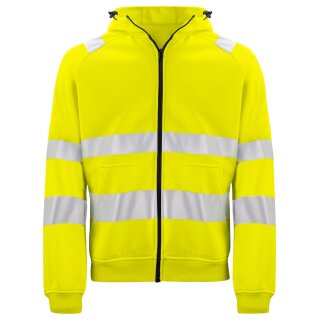 6132 SIGNALISATIE HOODIE YELLOW/BLACK