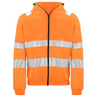 6132 SIGNALISATIE HOODIE ORANGE/BLACK