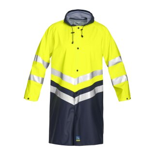 6403 Rainjacket HV Yellow/Navy CL,3