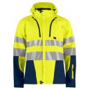 6419 Softshell Jacket HV Yellow/Navy