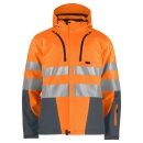 6420 Padded Softshell Jacket HV Orange/Grey