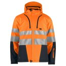 6420 Padded Softshell Jacket HV Orange/Black