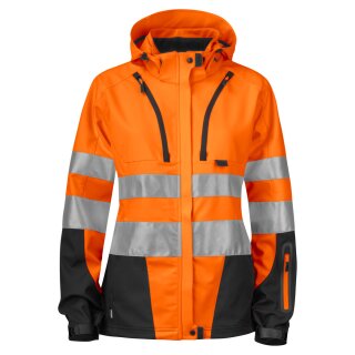 6423 Functional Jacket HV Lady Orange/Black