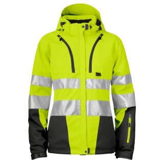 6424 Padded Jacket Lady HV Yellow/Black