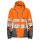 6424 Padded Jacket Lady HV Orange/Grey