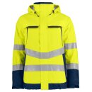6441 Padded Functional Jacket HV Yellow/Navy