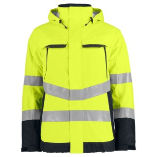 6441 Padded Functional Jacket HV Yellow/Black