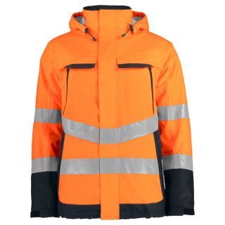 6441 Padded Functional Jacket HV Orange/Black