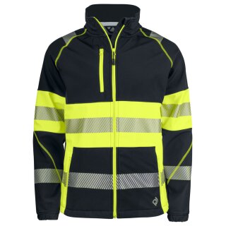 6443 Hi Viz Softshell EN ISO 2047 Yellow/Black