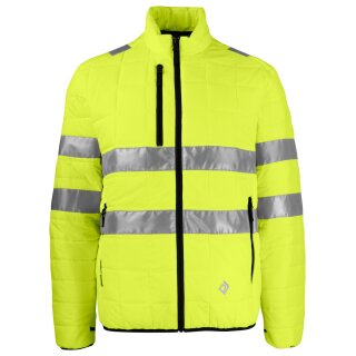 6444 Hi Viz Padded jacket EN ISO Yellow/Black