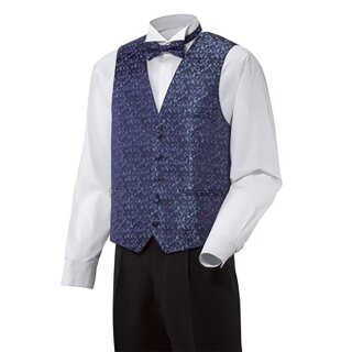 Damenweste Floral blau
