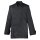Damen Kochjacke langarm, schwarz