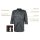 Kochjacke Bikerstyle langarm, graphit