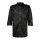 Kochjacke Bikerstyle langarm, schwarz