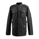 Kochjacke Parkastyle, langarm, Druckknöpfe, schwarz