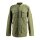 Kochjacke Parkastyle, langarm, Druckknöpfe, olive