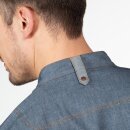 Kochjacke Modern, Kurzarm, Denim, navy
