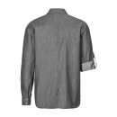 Herren-Jeanshemd, Denim, schwarz