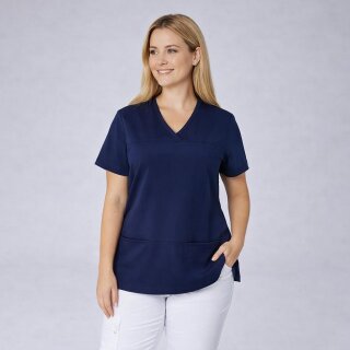 Damen Schlupfkasack, Slim Fit, navy