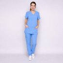 Damen Schlupfkasack, Slim Fit, light blue