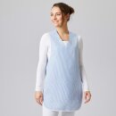 Überwurfschürze blau gestreift
