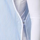 Überwurfschürze blau gestreift