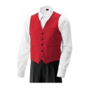 Herren Weste mit Tasche rot