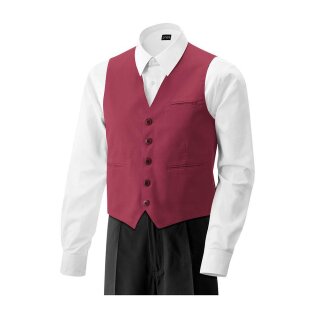Herren Weste mit Tasche bordeaux