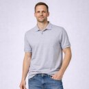 Herren Poloshirt heather grey