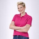 Damenpoloshirt magenta