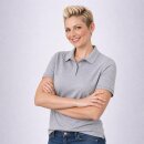 Damenpoloshirt heather grey