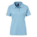 Damenpoloshirt light blue