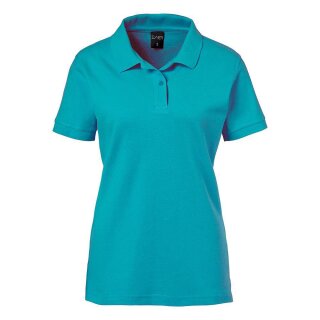 Damenpoloshirt teal