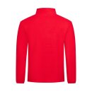Herren Fleecejacke rot