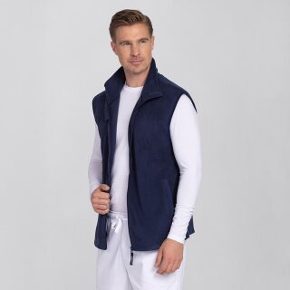Herren Fleeceweste, navy