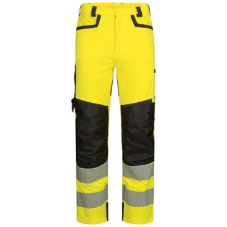 *REIMS* WARNSCHUTZ STRETCH-BUNDHOSE - ELYSEE® GELB/SCHWARZ, EN ISO 20471/2, EN 13758-2