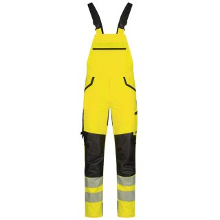 *WASSY* WARNSCHUTZ STRETCH-LATZHOSE - ELYSEE® GELB/SCHWARZ, EN ISO 20471/2, EN 13758-2