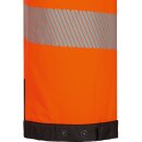 *VIANDEN* WARNSCHUTZ STRETCH-BUNDHOSE - ELYSEE® GRAU/SCHWARZ/ORANGE EN ISO 20471