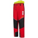 *DOUGLASIE* SCHNITTSCHUTZBUNDHOSE ROT/SCHWARZ/GELB - ELYSEE® EN ISO 11393-2, FORM A, 51-940