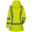 *EMMA* DAMEN WARNSCHUTZ-SOFTSHELLJACKE - ELYSEE GELB, EN ISO 20471/3