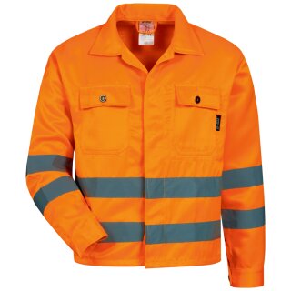 *ALOIS* WARNSCHUTZ-JACKE ORANGE - SAFESTYLE® EN ISO 20471/2  POLY/BW